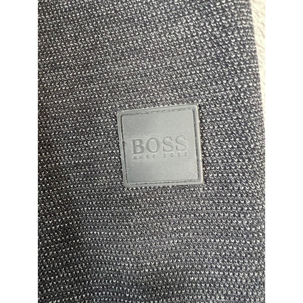 Boss Hugo Boss Bomber Sweater Track Jacket Mens Large Gray Full Zip Sporty - Picture 7 of 13